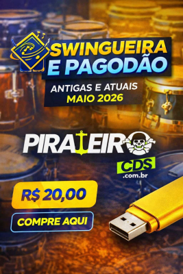 PEN DRIVE PAGODÃO - PAGODÃO E SWINGUEIRA ANTIGAS E ATUAIS 2GB