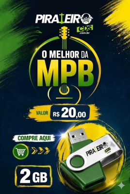 PEN DRIVE MPB - O MELHOR DA MPB 2 GB